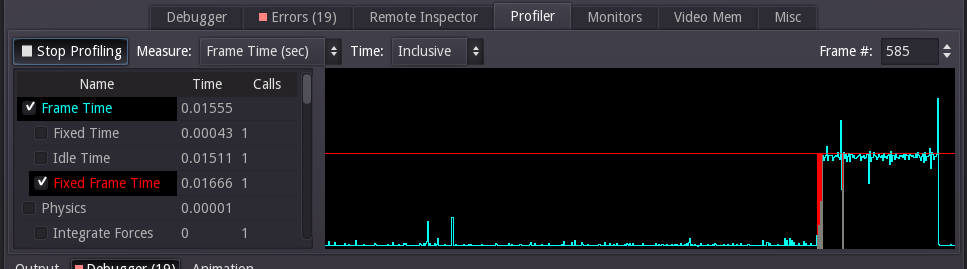 Profiling Godot games